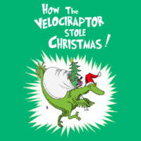 Velociraptor mongoliensis - Mens Staple Tee Design