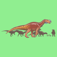 Muttaburrasaurus langdoni - Women's Maple Tee Design