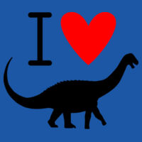 I heart dinos (black) - Kids / Youth Premium Tee Design