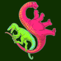 Diamantinasaurus and Australovenator (bright) - Women's Maple Tee Design