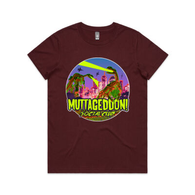 Muttageddon Social Club - Women's Maple Tee Thumbnail
