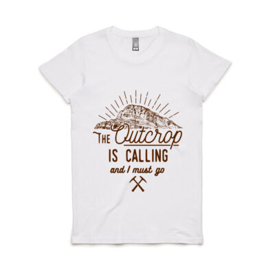 The outcrop is calling - Women's Maple Tee Thumbnail