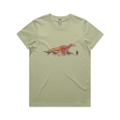 Muttaburrasaurus langdoni - Women's Maple Tee Thumbnail