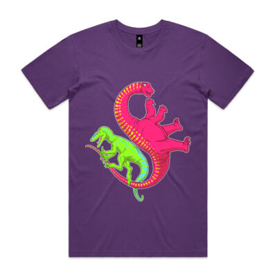 Diamantinasaurus and Australovenator (bright) - Mens Staple Tee Thumbnail