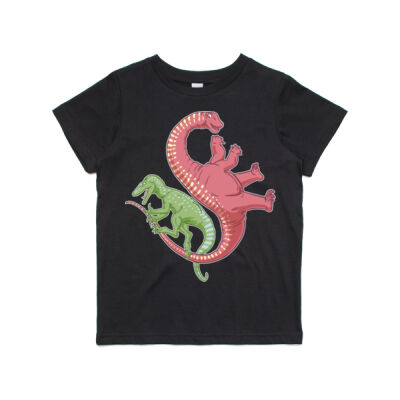 Diamantinasaurus and Australovenator (muted) - Kids / Youth Premium Tee Thumbnail