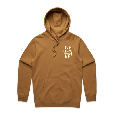 Dig stuff up - geopick - Stencil Unisex Hood Thumbnail