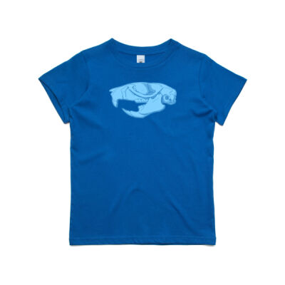 Uromys caudimaculatus skull (blue) - Kids / Youth Premium Tee Thumbnail