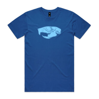 Uromys caudimaculatus skull (blue) - Mens Staple Tee Thumbnail
