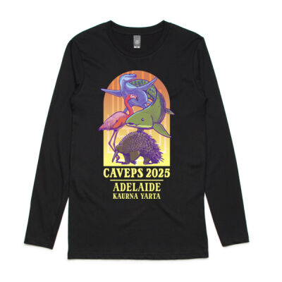 CAVEPS 2025 - Ink Longsleeve Mens Tee Thumbnail